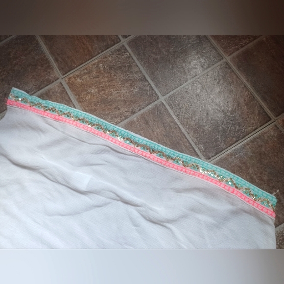 Lilly Pulitzer Lucinda Caftan Resort White Size S/M - Picture 7 of 8